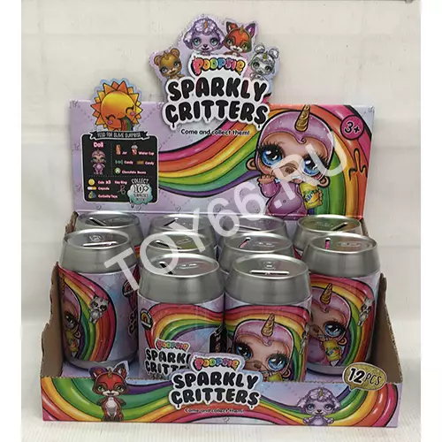 Единорог Пупси 12 шт. в блоке 01915