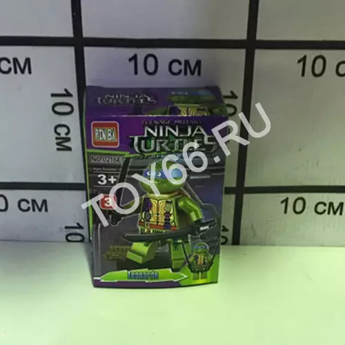 Конструктор Черепашки Ниндзя в блоке 12 шт 0216E