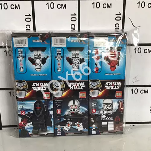 Конструктор Звёздные воины 6 шт в блоке 0256