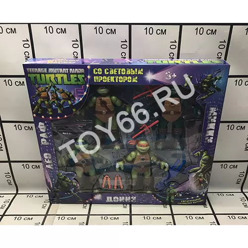 Мультгерои Рептилии 4 героя 0812A-1
