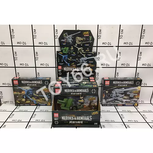 Конструктор Герои и Генералы 6 шт. в блоке 100077