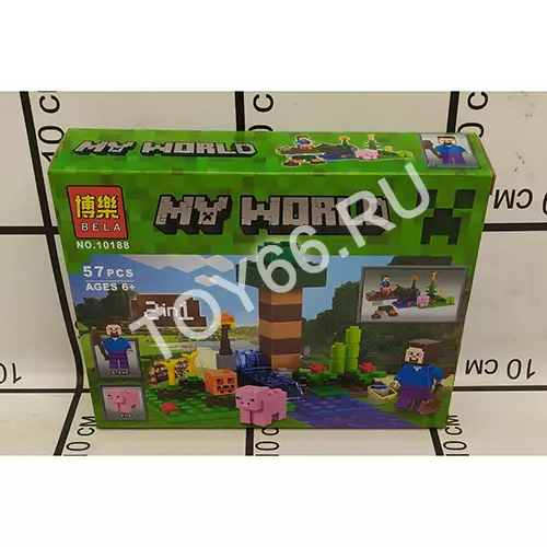 Конструктор Герои из кубиков 57 дет. 10188