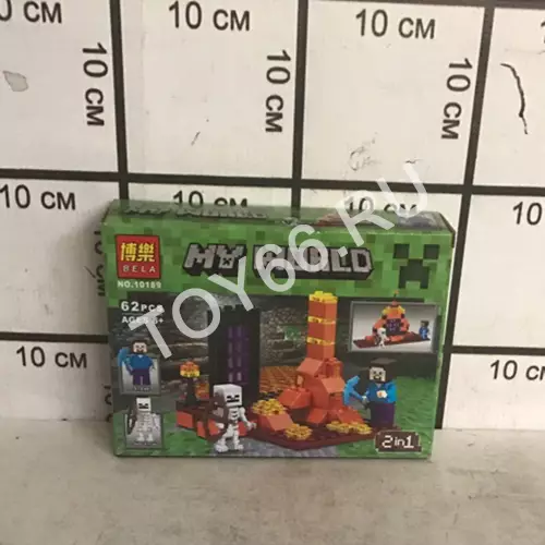 Конструктор Мой Мир 62 дет. В блоке 8 шт 10198