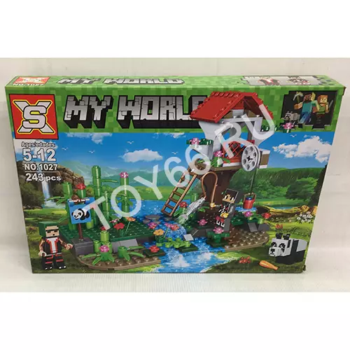 Конструктор Герои из кубиков 243 дет. 1027