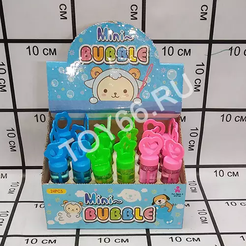 Мыльные пузыри 24 шт в блоке 1028