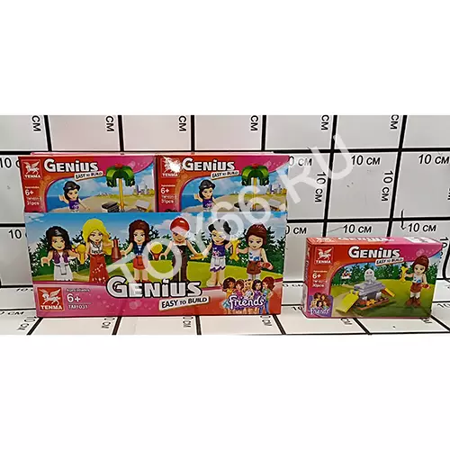 Конструктор для девочек 12 шт. в блоке 1031