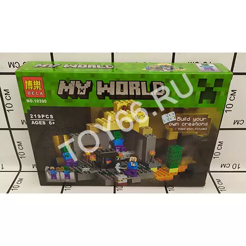 Конструктор Герои из кубиков 219 дет. 10390