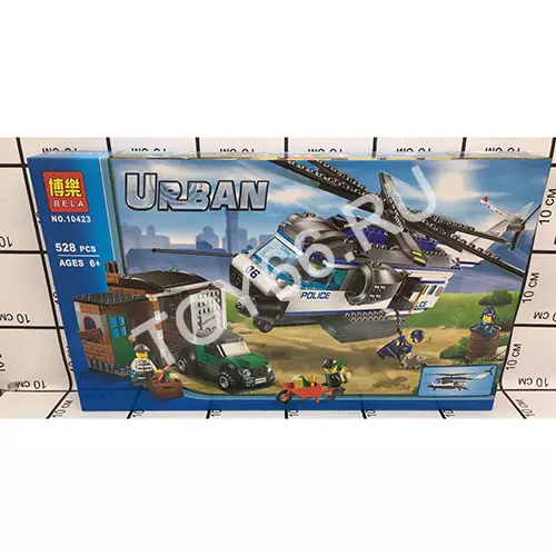 Конструктор Город 528 дет. 10423 Конструктор Город 528 дет. 10423
