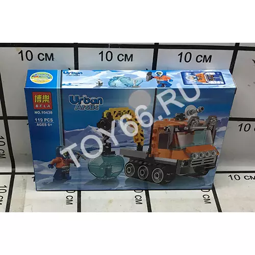 Конструктор Город 119 дет. 10438 Конструктор Город 119 дет. 10438