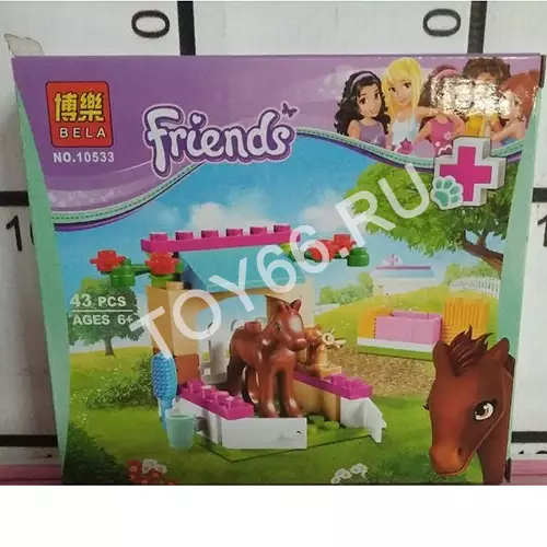 Конструктор Френдс 43 дет. В блоке 6 шт 10533
