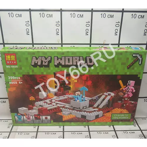 Конструктор герои из кубиков 399 дет. 10620