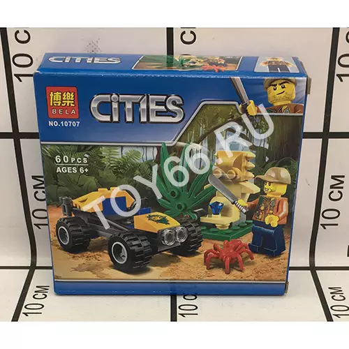 Конструктор Город 60 дет. 10707 Конструктор Город 60 дет. 10707