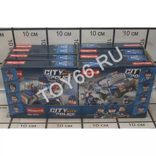 Конструктор Город 8 шт. в блоке 1072 Конструктор Город 8 шт. в блоке 1072