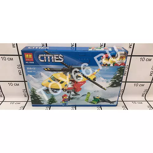 Конструктор Город 208 дет. 10868 Конструктор Город 208 дет. 10868