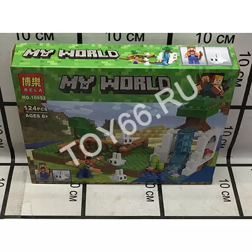 Конструктор Герои из кубиков 124 дет. 10948-10953