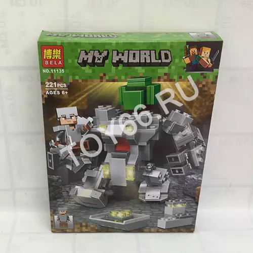 Конструктор Мой мир 221 дет 11135