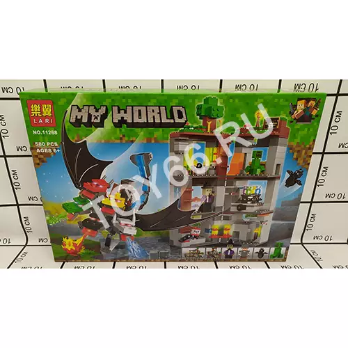 Конструктор Герои из кубиков 580 дет. 11268