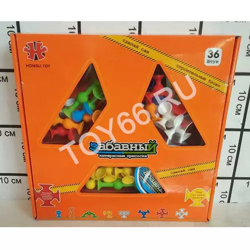 Конструктор Присоски-липучки 36 дет. 1163