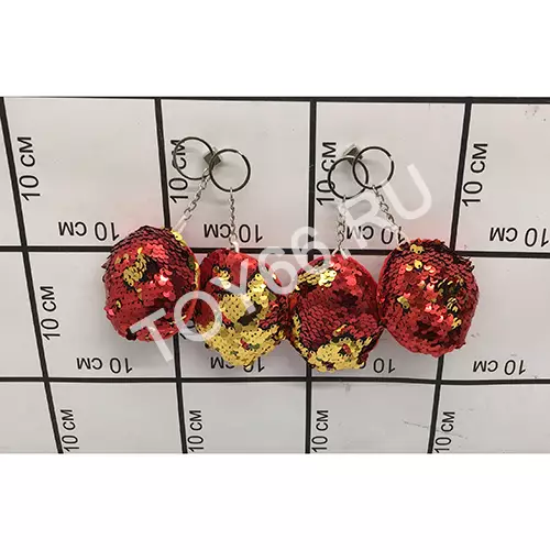 Брелок с пайетками 80 шт в блоке 1201-2
