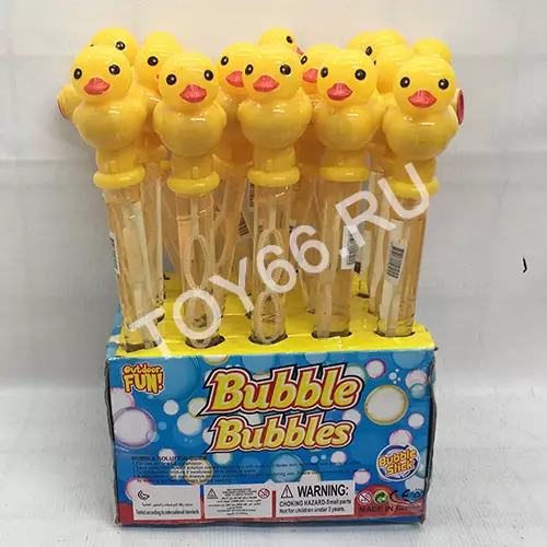 Мыльные пузыри уточки 20 шт в блоке 1201