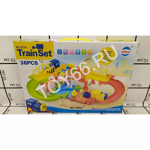 Конструктор поезд 38 дет. 1205