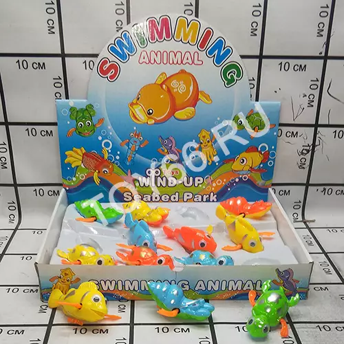 Заводные рыбки 12 шт в блоке 123E