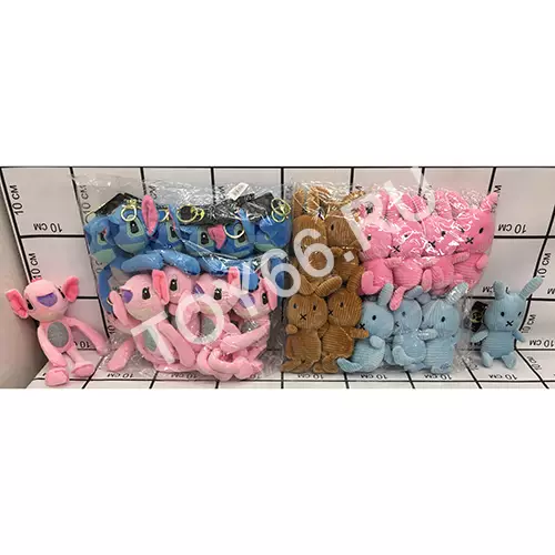 Мягкие игрушки 12 шт. в блоке 1260-2-4