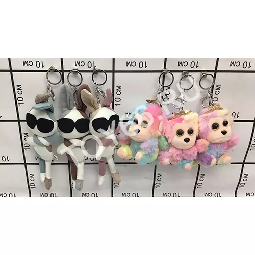 Мягкие игрушки Брелок 12 шт. в блоке 1264-15-23