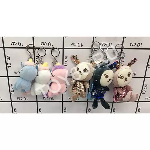 Мягкие игрушки Брелок 12 шт. в блоке 1264-29-41 Мягкие игрушки Брелок 12 шт. в блоке 1264-29-41