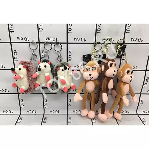 Мягкие игрушки Брелок 12 шт. в блоке 1264-51-36 Мягкие игрушки Брелок 12 шт. в блоке 1264-51-36