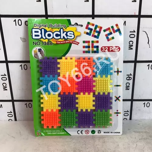 Конструктор Блоками 32 дет. 1386