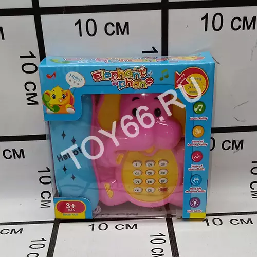 Телефон «Слоник» на батарейках 139-039