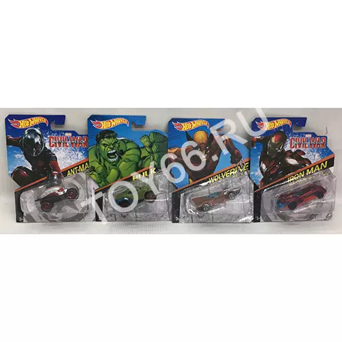 Модельки Хот Вилс Супергерои 1601-6