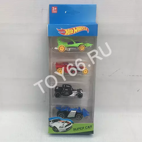 Модельки Хот Вилс 4 шт. в наборе 1603-4