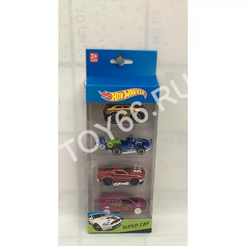 Модельки Хот Вилс 4 шт. в наборе 1603-8