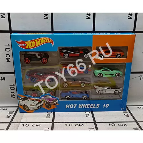 Модельки Хот Вилс 10 шт. в кор. 1604-6-6