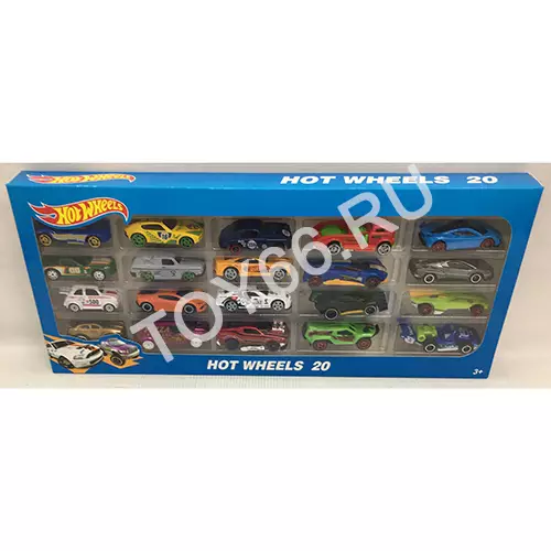 Модельки Хот Вилс 20 шт. в блоке