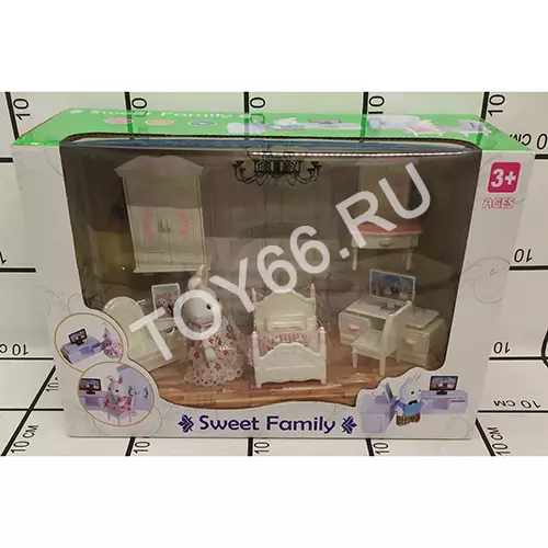 Счастливая семья с набором мебели 1606F