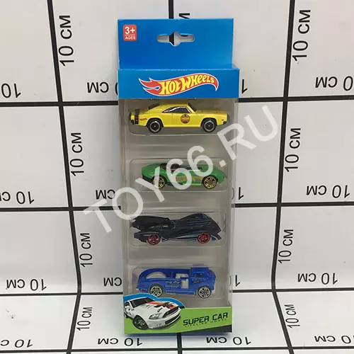 Модельки хот вилс 4 шт 163-1-2-3