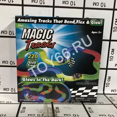 Автотрек свет 220 дет. 166 (2540)