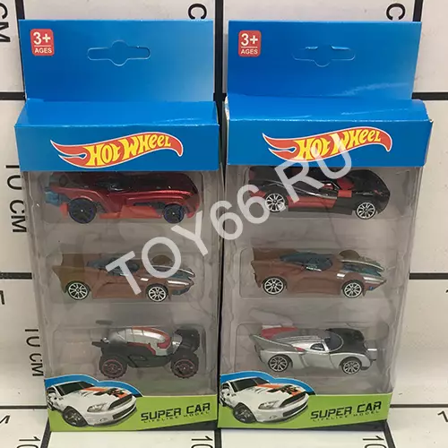 Модельки Хот Вилс 3 шт. в наборе 169-036 Модельки Хот Вилс 3 шт. в наборе 169-036