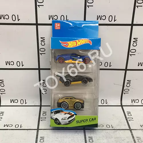 Модельки Хот Вилс 3 шт. в наборе 169-038