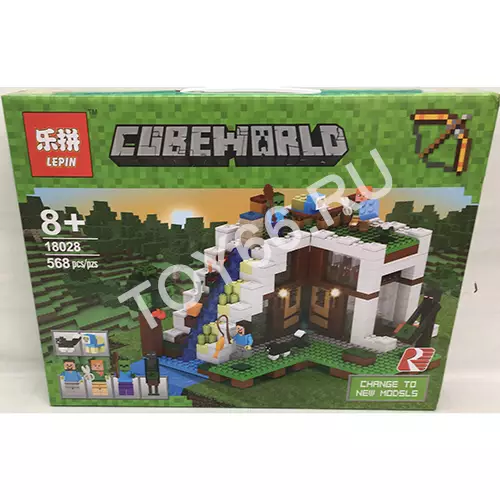 Конструктор Герои из кубиков 568 дет. 18028