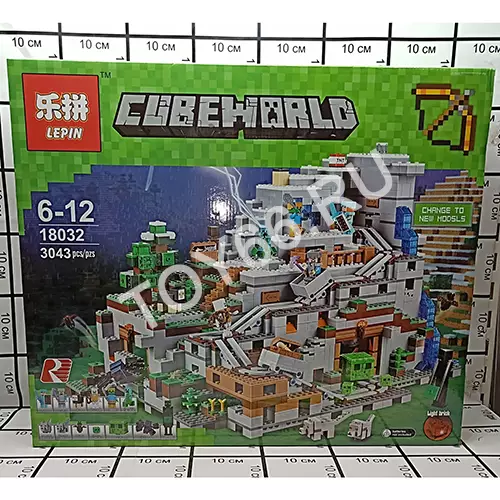 Конструктор Мой мир 3043 дет 18032