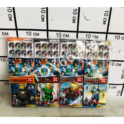 Конструктор Супергерои в блоке 16 шт 189