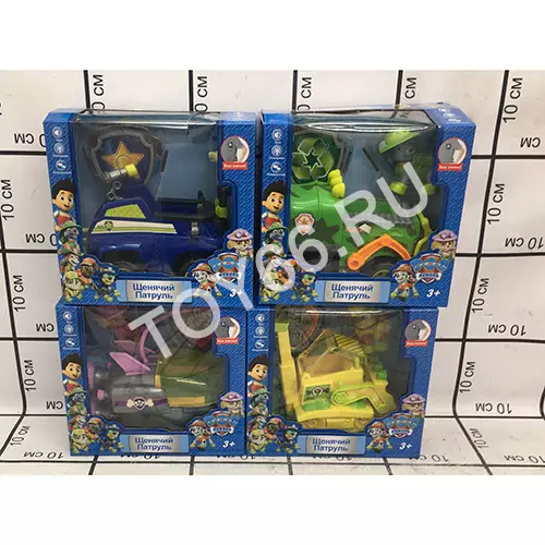 Собачки на машинках с жетоном 2040