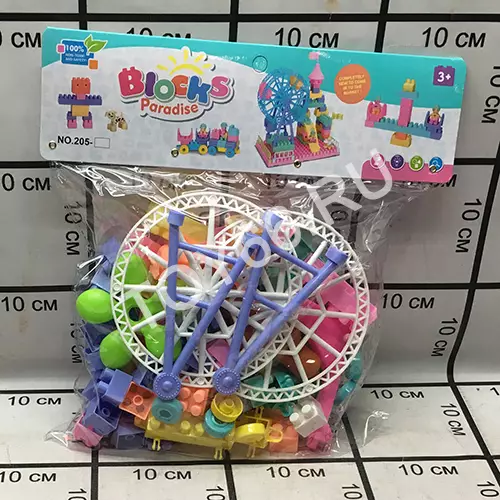 Конструктор для малышей 3+ Колесо обозрения 205-18 Конструктор для малышей 3+ Колесо обозрения 205-18