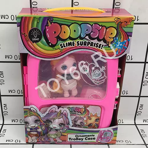 Единорог пупси Кейс с аксессуарами 2055A