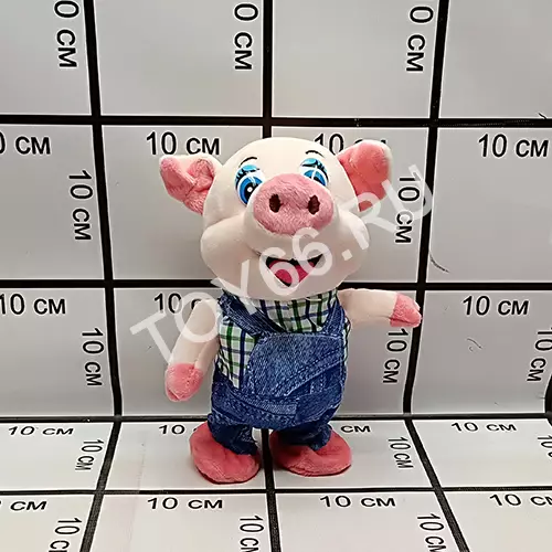 Мягкая игрушка свинка 2117