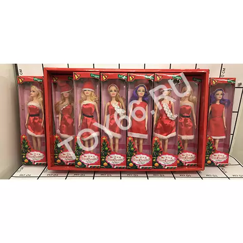 Кукла Мерри Кристмас 12 шт. в блоке 2118